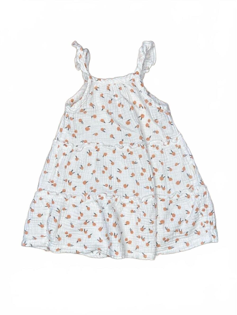 Rabbit Bear by Emily and Olive Toddler Floral Sleeveless Dress 24M
